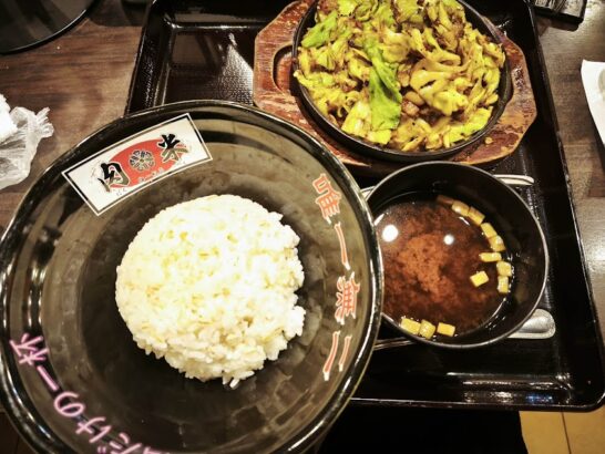 肉米 豚鉄板セット
