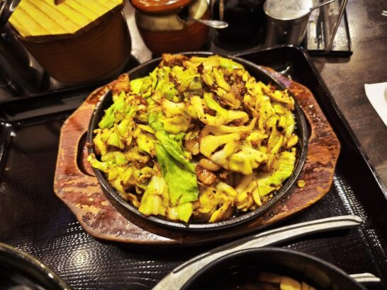 肉米 豚鉄板セット